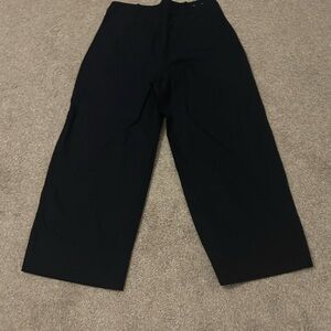 Women’s Wide-Leg High Rise Navy Blue Pants